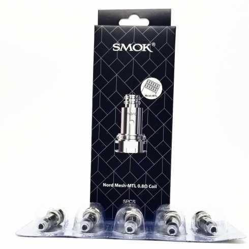 Smok Nord 2 Coil 0.8Ohm DC MTL 5'li paket yedek kartuş.