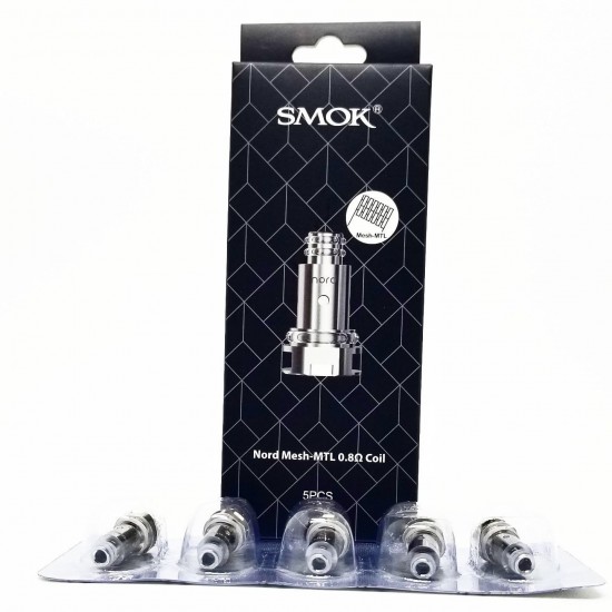 Smok Nord 2 Coil 0.8Ohm DC MTL 5'li paket yedek kartuş.