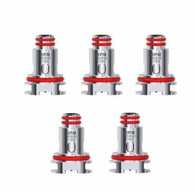 Smok RPM40 Triple Coil 0.6ohm yedek kartuş 5'li paket, metalik.