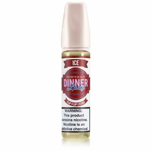 Dinner Lady Flip Flop Lychee Salt Likit ICE, Premium Kalite E-Likit