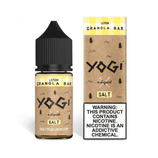 Yogi Lemon Salt Likit 30ml, Granola Bar aromalı tuzlu likit.