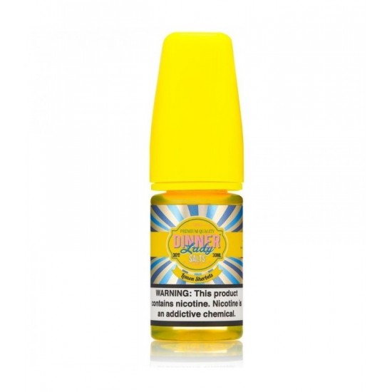 Dinner Lady Lemon Sherbets Ice Salt Likit 30ml sarı kapaklı şişe.