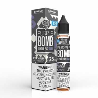 Vgod Purple Bomb Ice Salt Likit Vgod Purple Bomb Ice Salt Likit