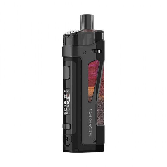 Smok Scar P5 Pod Mod Siyah Kırmızı Desenli Elektronik Sigara