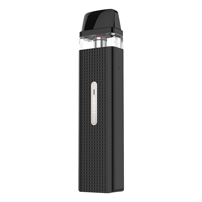 Vaporesso XROS Mini Pod Siyah cihaz, kompakt ve şık tasarım.