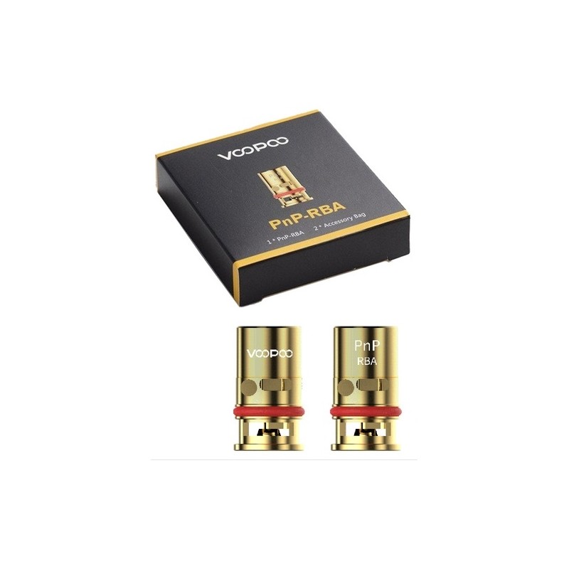 Voopoo Drag X PnP-RBA Coil yedek parça altın renkli atomizer başlıkları