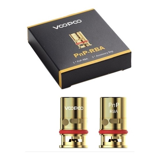 Voopoo Drag X PnP-RBA Coil yedek parça altın renkli atomizer başlıkları