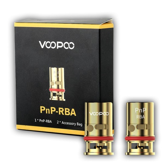 Voopoo PnP RBA Coil Yedek Parça Altın Rengi Atomizer Kartuş Aksesuarı