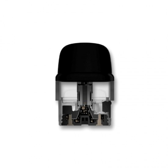 Voopoo Vinci/Drag Nano 2 Kartuş yedek parça kesit görünümü siyah ağızlıklı.
