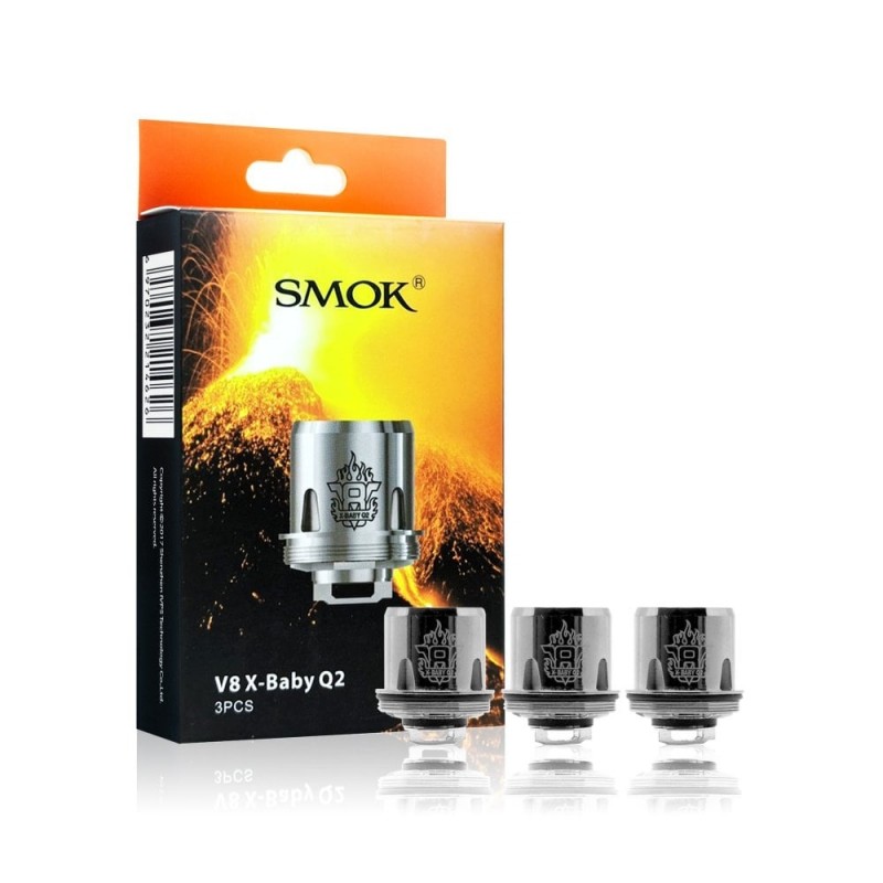 SMOK TFV8 X-Baby Q2 Coil 3'lü Paket Yedek Atomizer Başlık