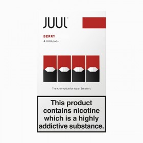 Juul Berry 5% Pod Kartuş 4'lü Paket Beyaz Kutu