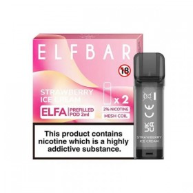 Elf Bar Elfa Strawberry Ice Cream Pod Kartuş Elf Bar Elfa Strawberry Ice Cream Pod Kartuş