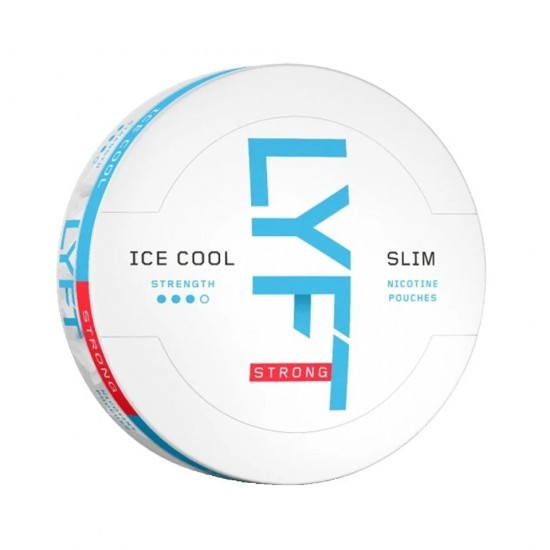 Lyft Ice Cool Strong Nikotin Poşeti Beyaz Kutu, Slim Format