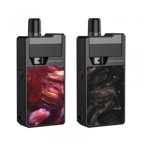 GeekVape Frenzy Pod Mod cihazları, Kırmızı ve Siyah reçine kaplama seçenekleri.