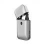 Vaporesso Aurora Play Pod Mod gümüş renkli, kapaklı elektronik sigara cihazı.