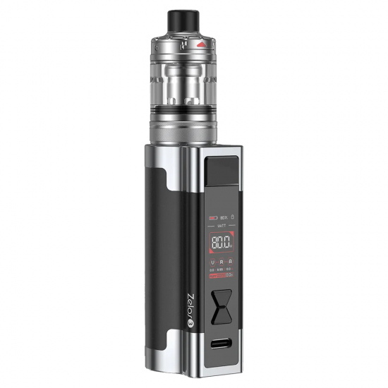 Aspire Zelos 3 80W Mod Kit siyah/krom, dijital ekranlı elektronik sigara