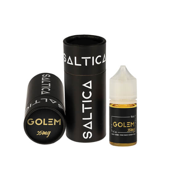 Saltica Golem 35mg Salt Likit Siyah Ambalajlı Fotoğrafı