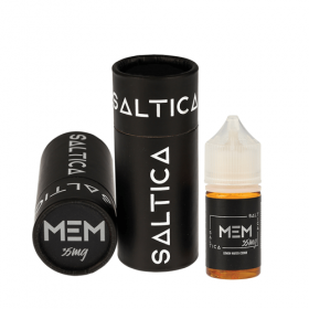 Saltica MEM 35mg Salt Likit, Siyah Ambalajlı, Limonlu Waffle Cookie Aroması