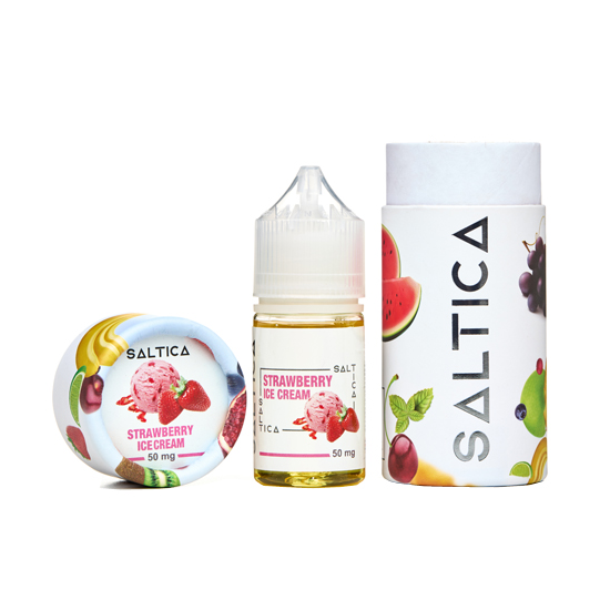 Saltica Strawberry Ice Cream Salt Likit 50mg Elektronik Sigara Likiti