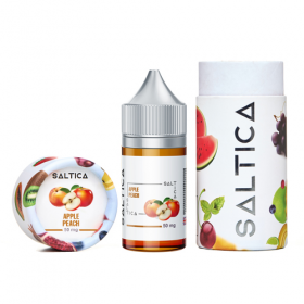 Saltica Apple Peach Salt Likit Saltica Apple Peach Salt Likit