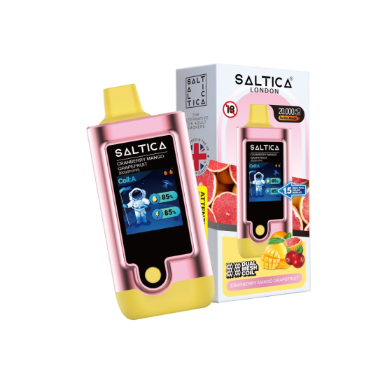 Saltica Digital 20000 Cranberry Mango Grapefruit Disposable Vape Bar