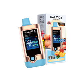 Saltica Digital 20000 Peach Ice Disposable Vape Bar Saltica Digital 20000 Peach Ice Disposable Vape Bar