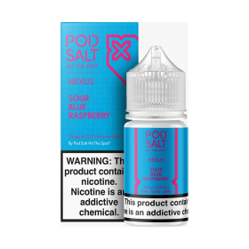 Pod Salt Sour Blue Raspberry Salt Likit Pod Salt Sour Blue Raspberry Salt Likit