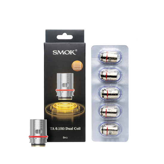 SMOK TA 0.15ohm Dual Coil yedek atomizer başlığı 5'li paket