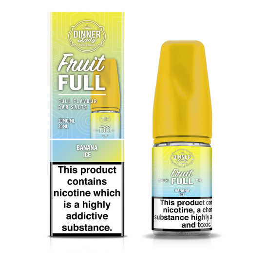 Dinner Lady Fruit Full Banana Ice Salt Likit 20mg 30ml
