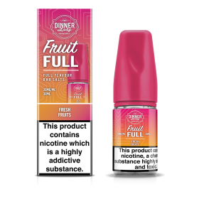 Dinner Lady Fruit Full Fresh Fruits Salt Likit 20mg/ml 30ml Bar Salts