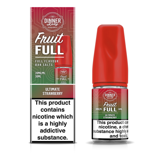 Dinner Lady Fruit Full Ultimate Strawberry Salt Likit 20mg 30ml