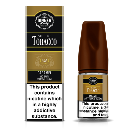 Dinner Lady Select Tobacco Caramel Salt Likit 20MG 30ML