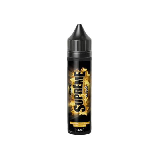 E-liquid France Supreme Likit 10/60ml Tütün, Hindistan Cevizi, Vanilya Aromalı
