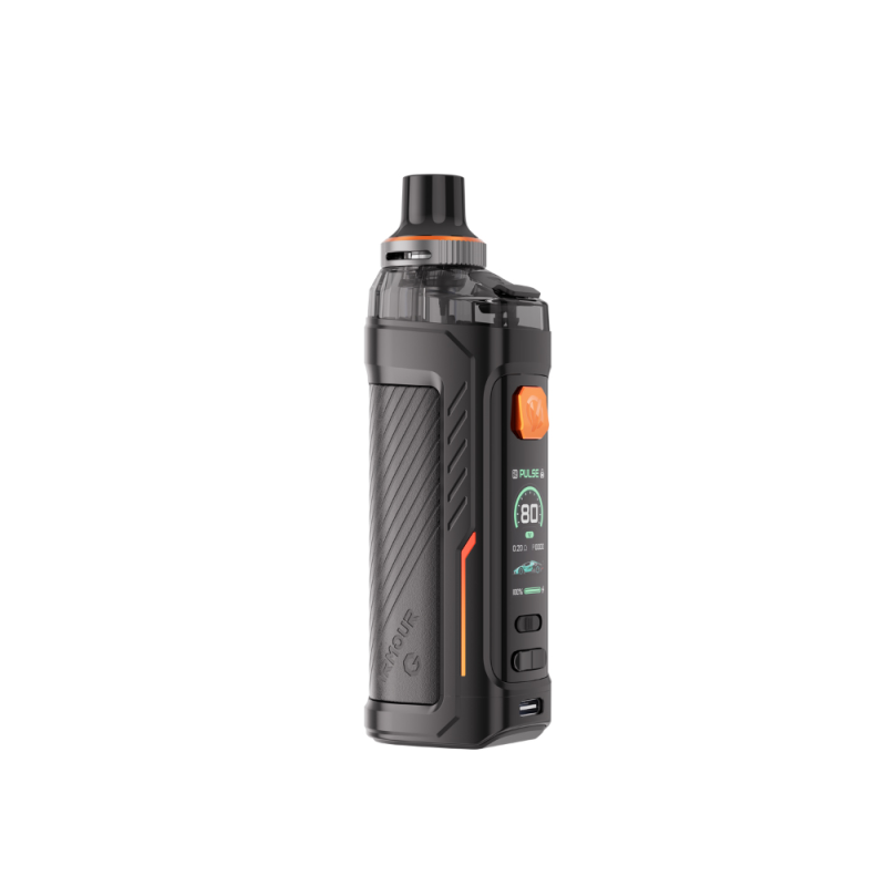 Vaporesso Armour G Kit siyah turuncu, dijital ekranlı pod mod elektronik sigara