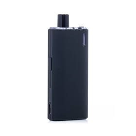 Geekvape Peak Pod Mod siyah renkli, kompakt ve şık bir elektronik sigara cihazı.