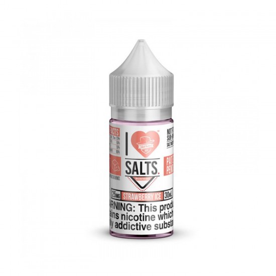 I Love Salts Strawberry Ice Salt Likit 30ml 25mg, çilek aromalı.