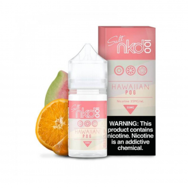 NKD Salt Hawaiian POG 30ml likit, portakal ve guava meyveli.