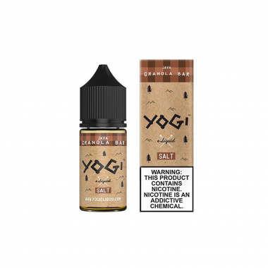 Yogi Java Granola Bar Salt Likit 30ml kahve aromalı e-likit.