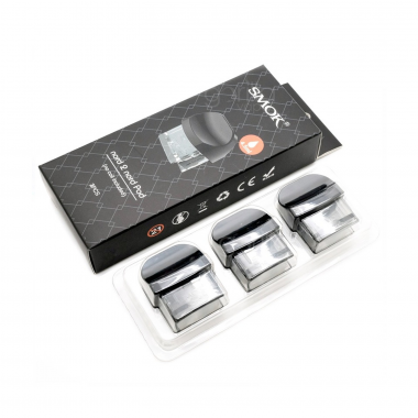 Smok Nord 2 Kartuş 3 Adet Paket, Şeffaf Siyah Pod Yedek Parça